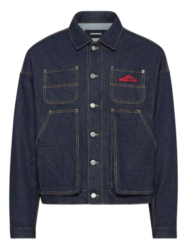 2025年新作アイテムが続々登場 | デニムジャケット DSQUARED2 ブルー JP FARFETCH | ジャケット・アウター