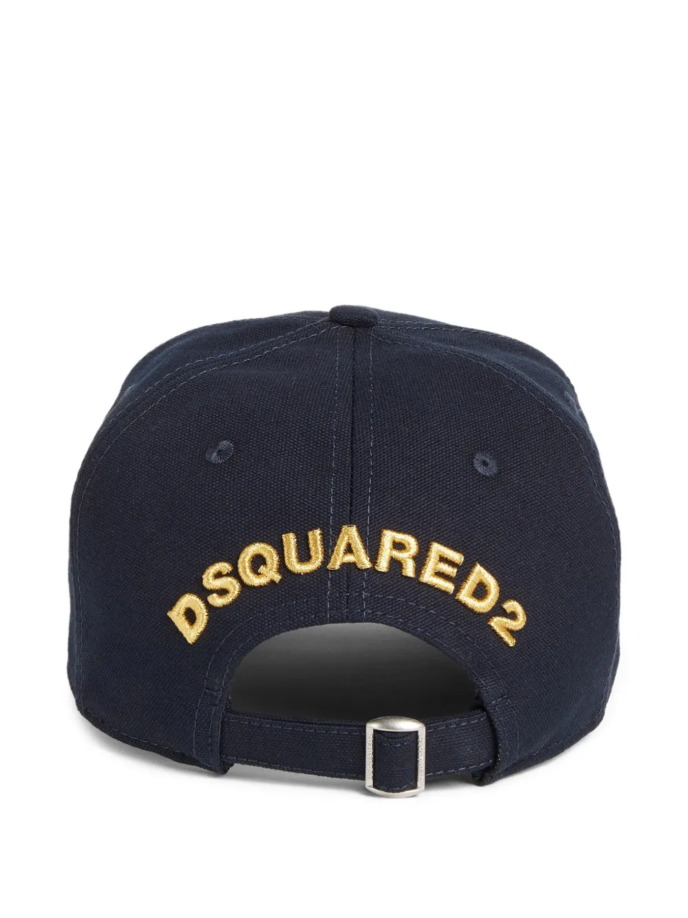 DSQUARED2 Honkbalpet met borduurwerk - Zwart