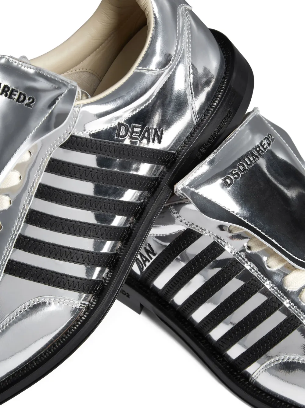 DSQUARED2 Boxer sneakers Silver