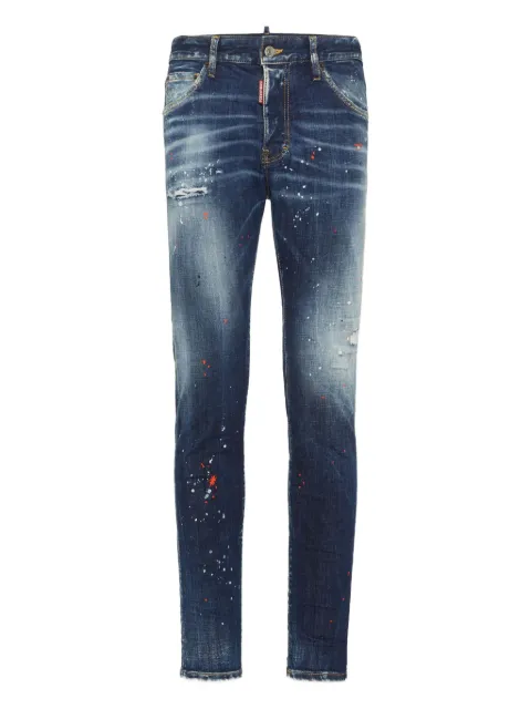 DSQUARED2 logo-patch jeans