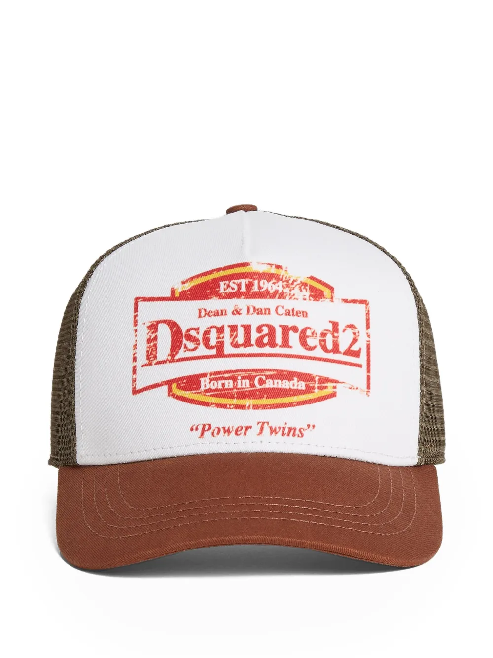 DSQUARED2 logo-print trucker cap | White | Image 1