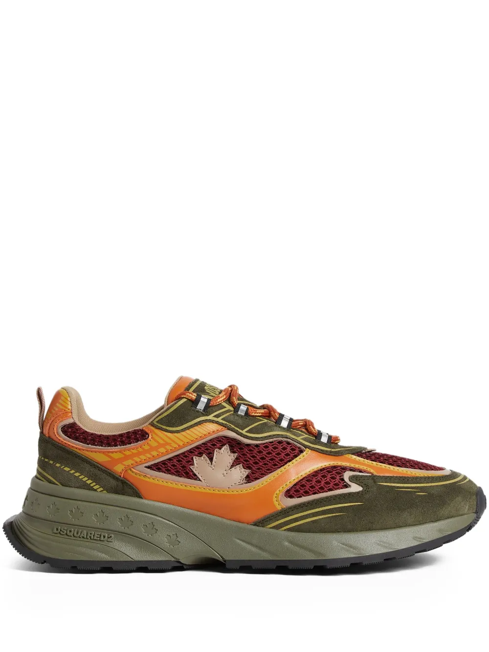 DSQUARED2 suede sneakers Green