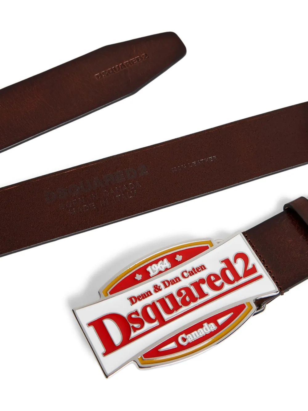DSQUARED2 ロゴプレート レザーベルト | Image 2