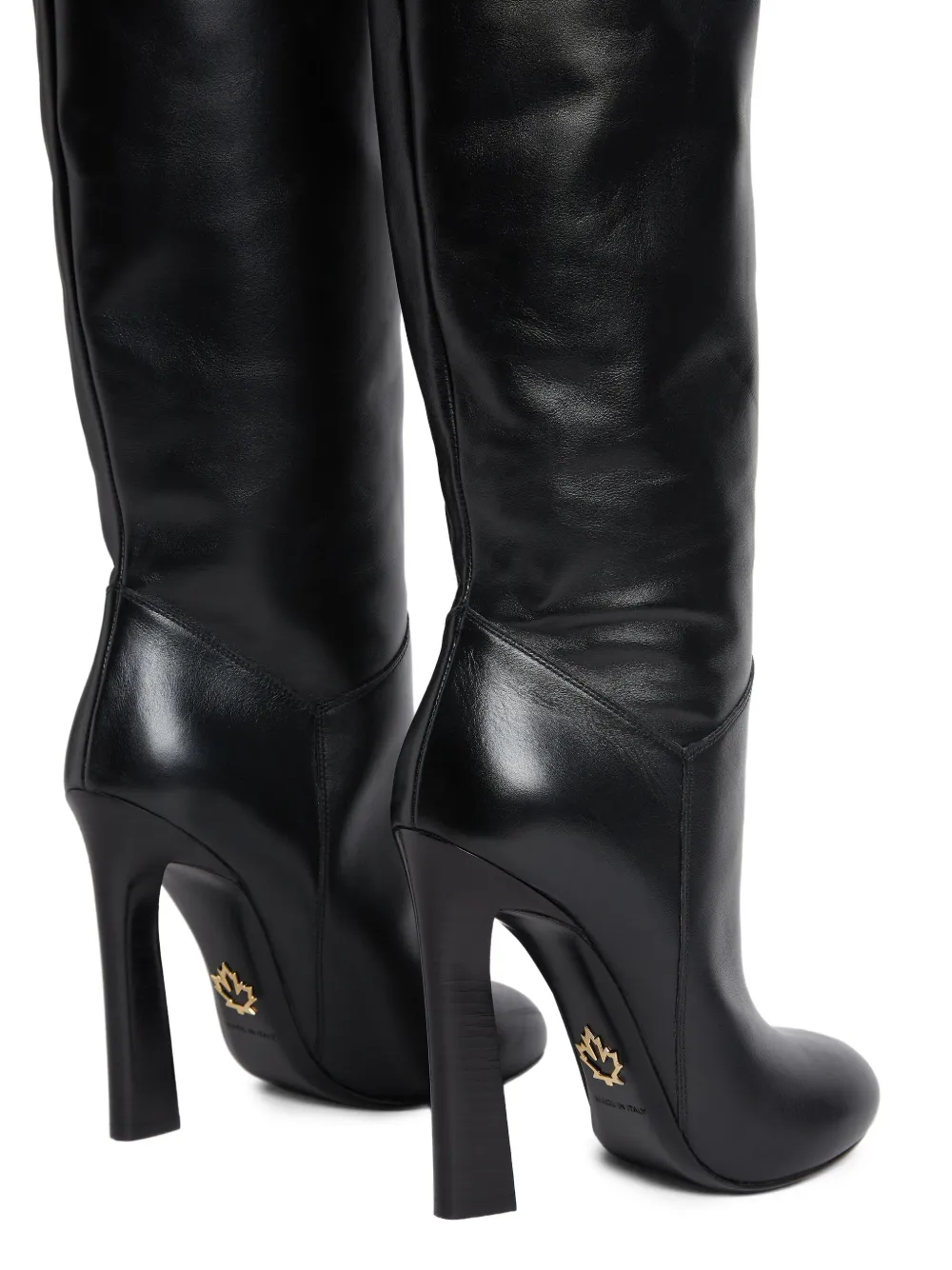 DSQUARED2 Twin over-the-knee heeled boots Black