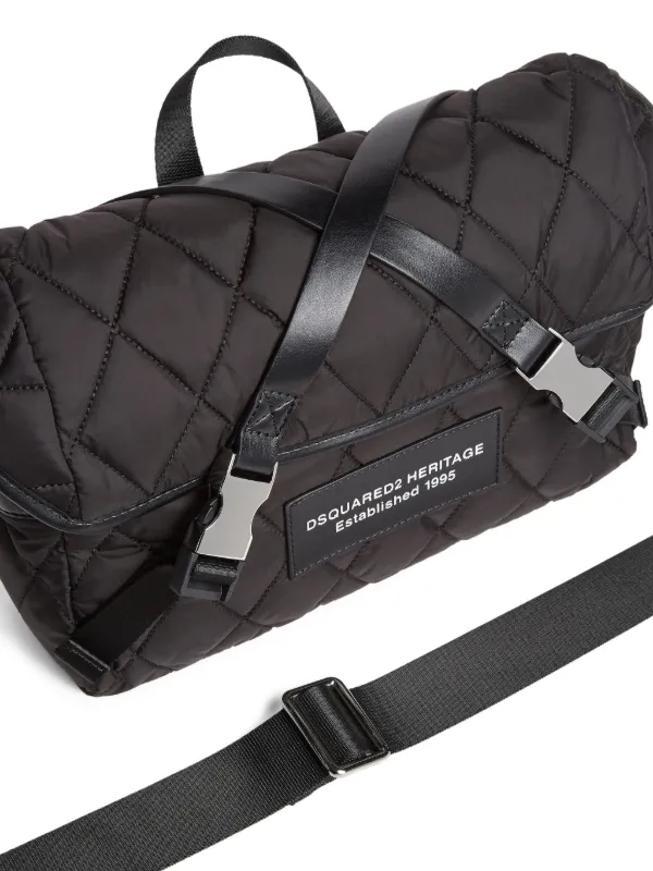 DSQUARED2 Heritage メッセンジャーバッグ | ブラック | FARFETCH JP
