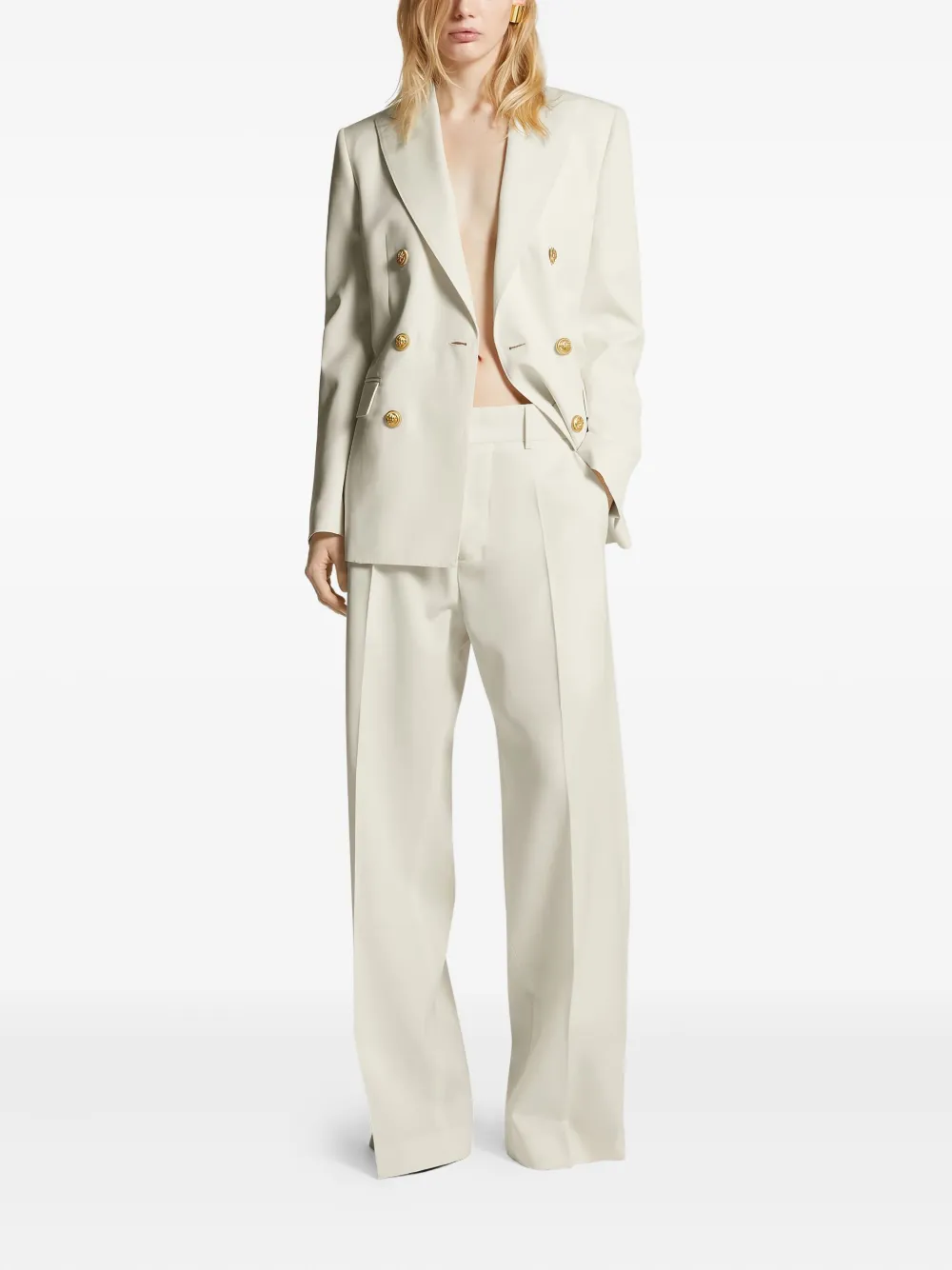 Dsquared2 Pleated Trousers In Neutral