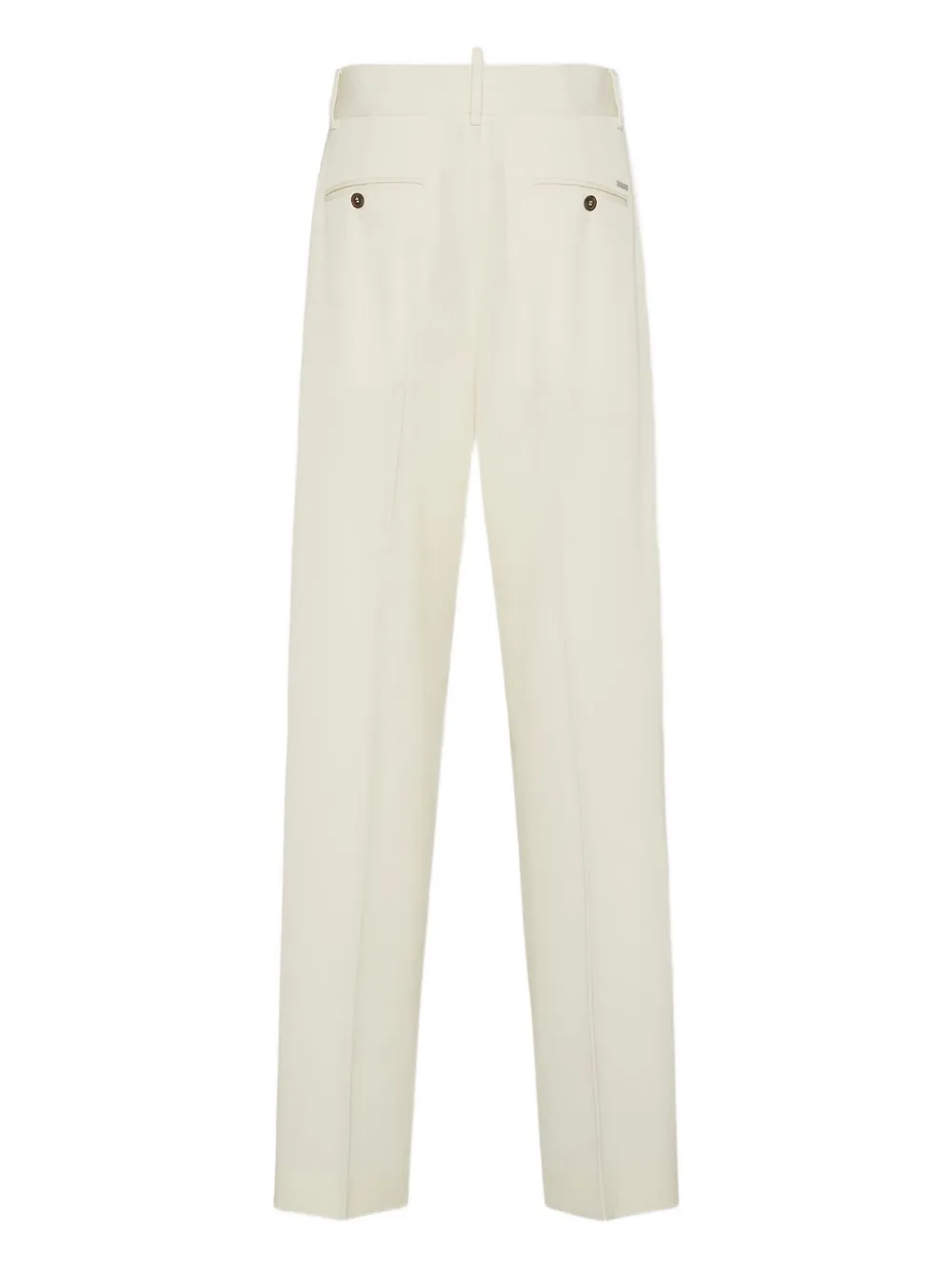 Dsquared2 Pleated Trousers In Neutral