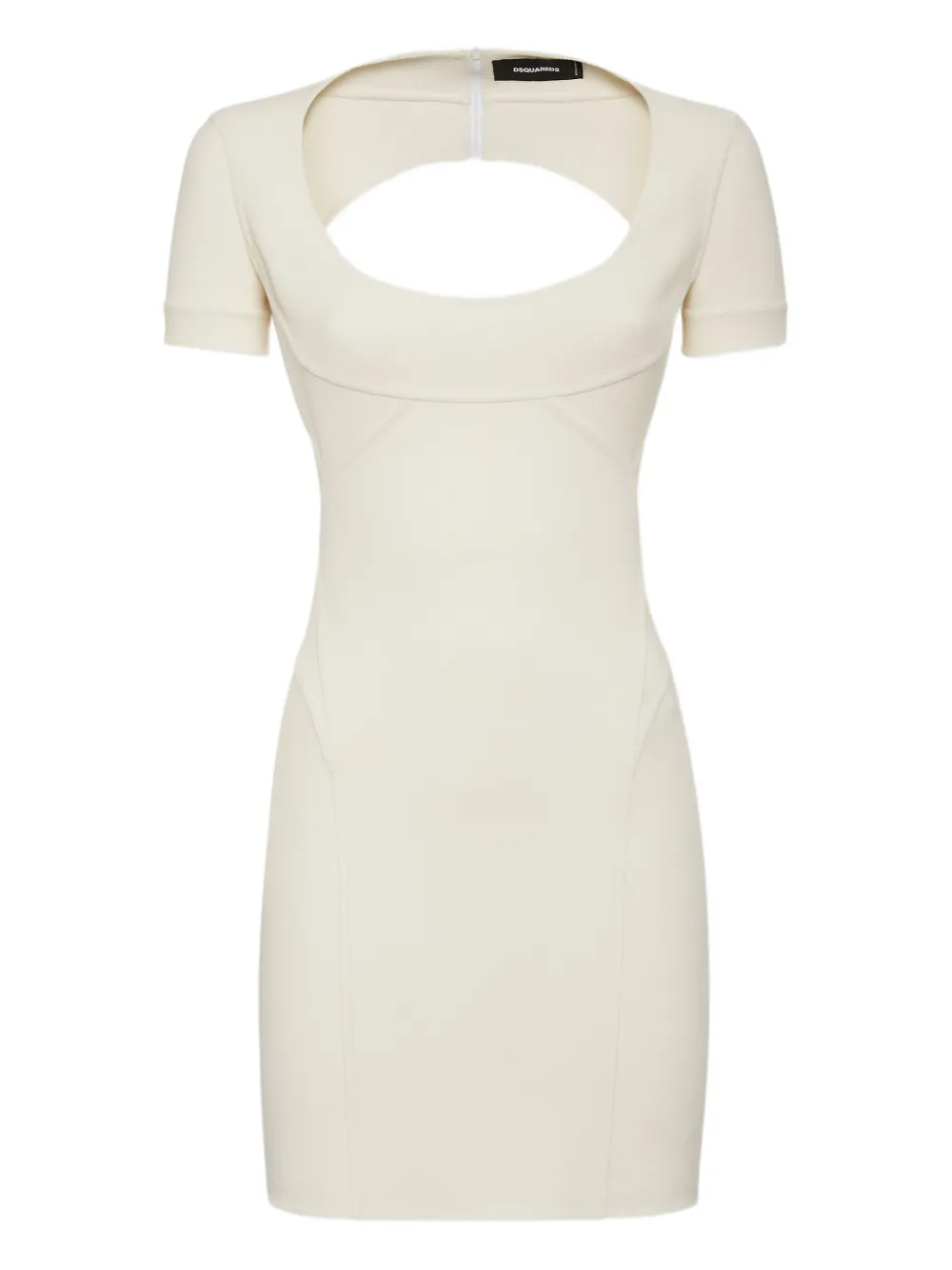 Dsquared2 Cut-out Mini Dress In White