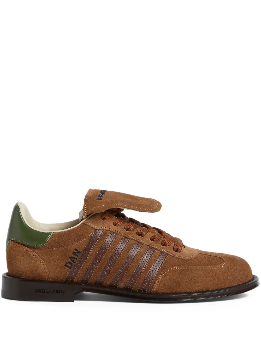 DSQUARED2 leather derby shoes Brown