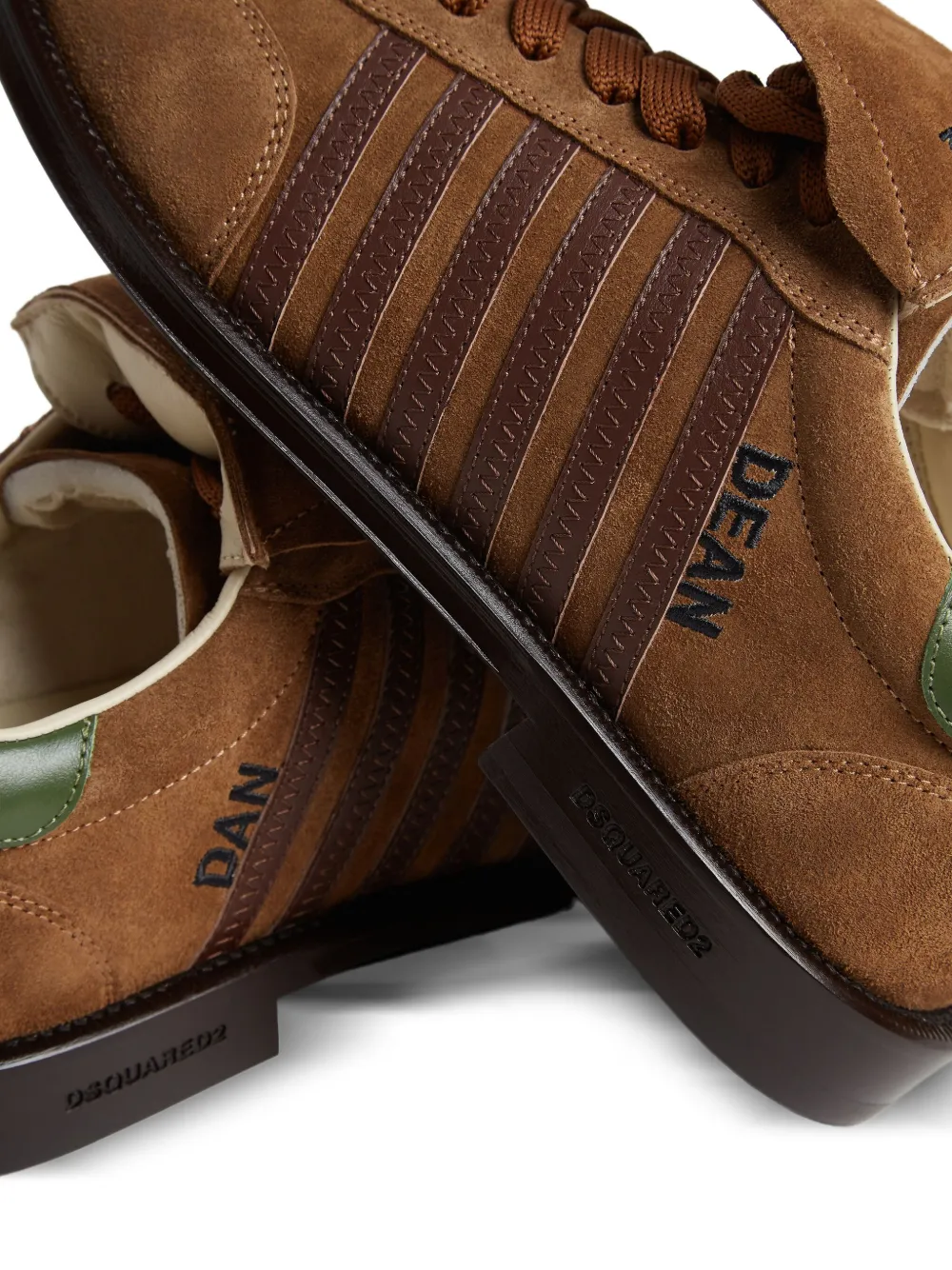 DSQUARED2 leather derby shoes Brown