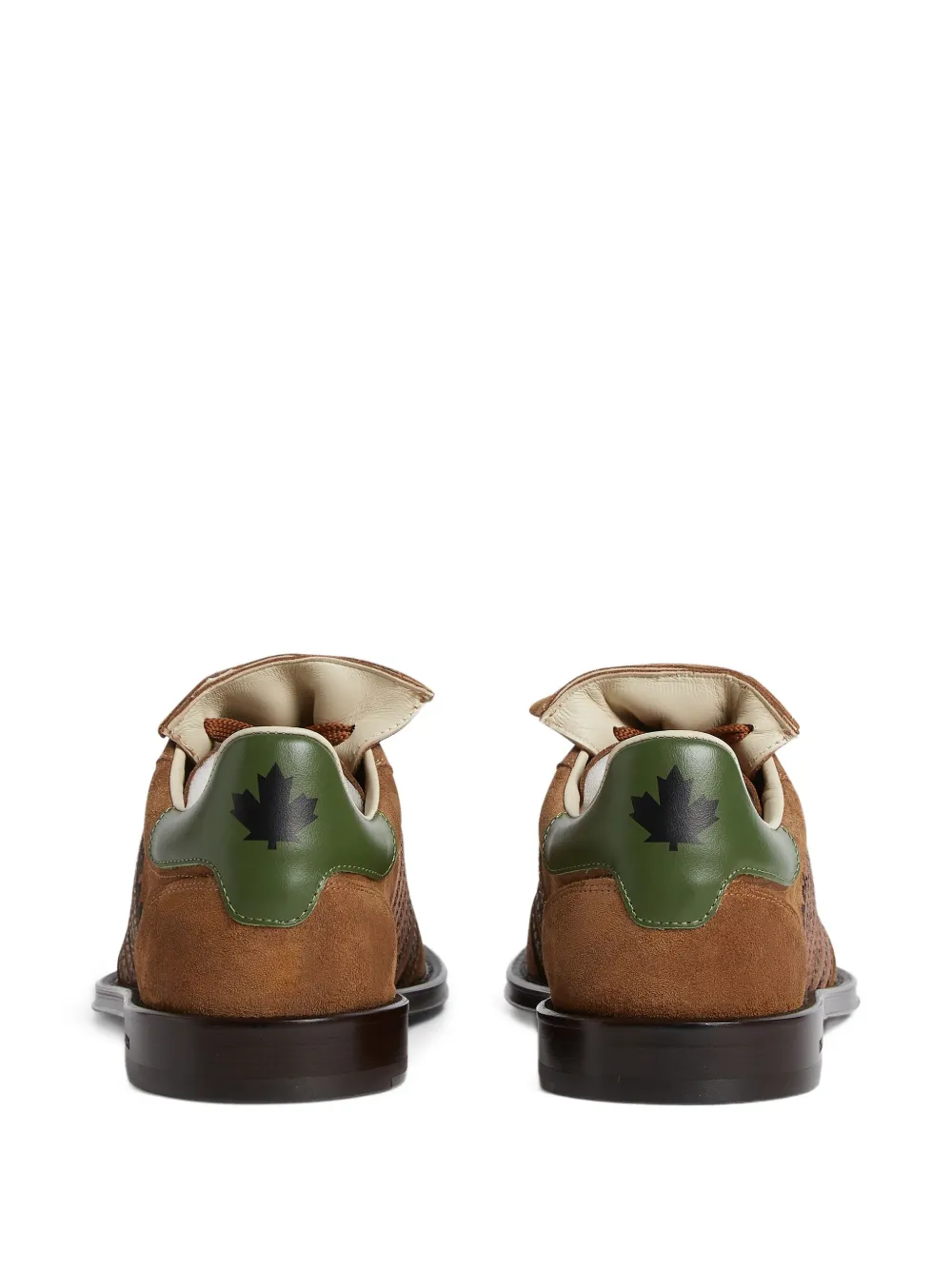 DSQUARED2 leather derby shoes Brown