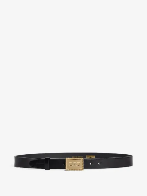DSQUARED2 cinturón con placa DSQ2