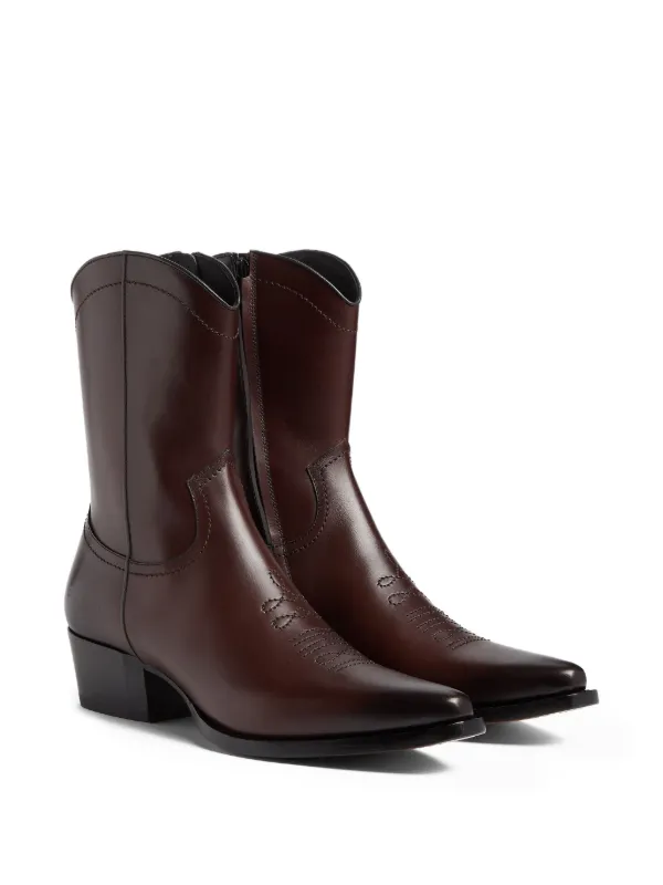 DSQUARED2 City Nights Cowboy Boots | Brown | FARFETCH