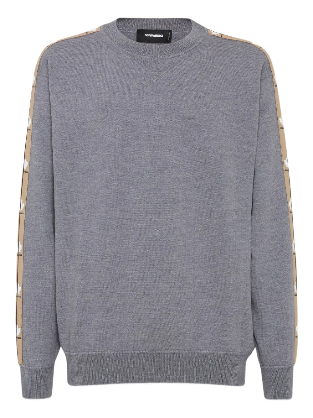 DSQUARED2 logo-tape sweater | Grey | Image 1