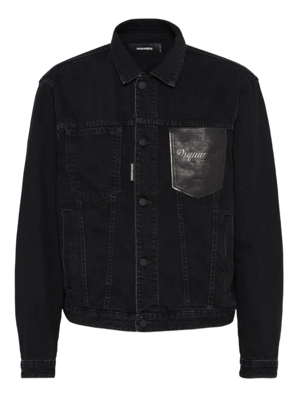 DSQUARED2 chaqueta Jean vaquera | negro | Image 1