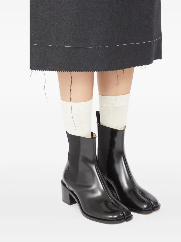 Maison Margiela Tabi City Chelsea Boots | Black | FARFETCH