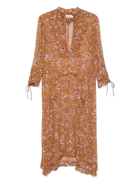 Marni Pre-Owned vestido de seda 2020