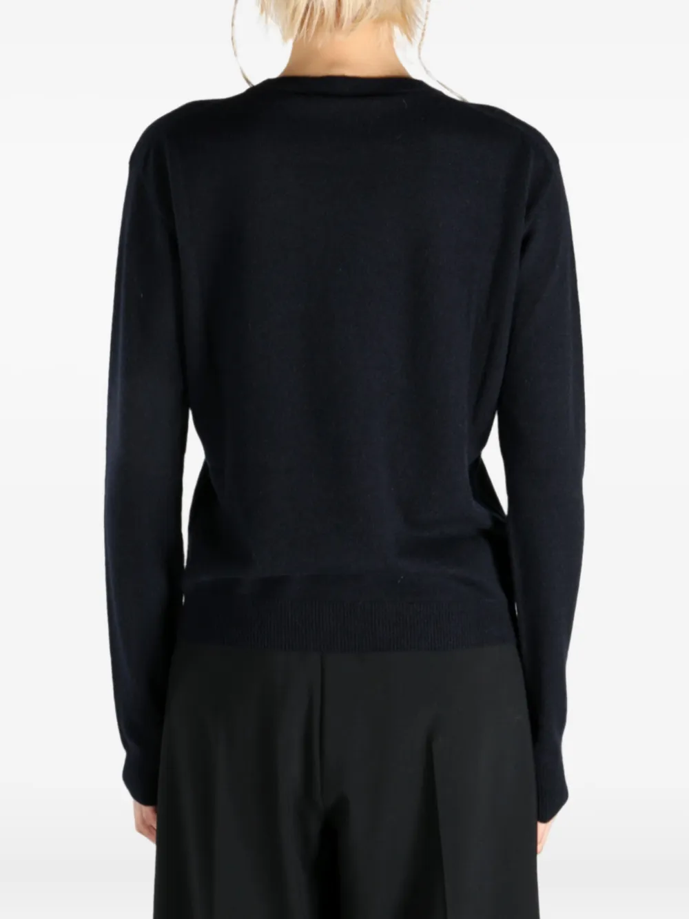 The Row Kasjmier trui met ronde hals Blauw