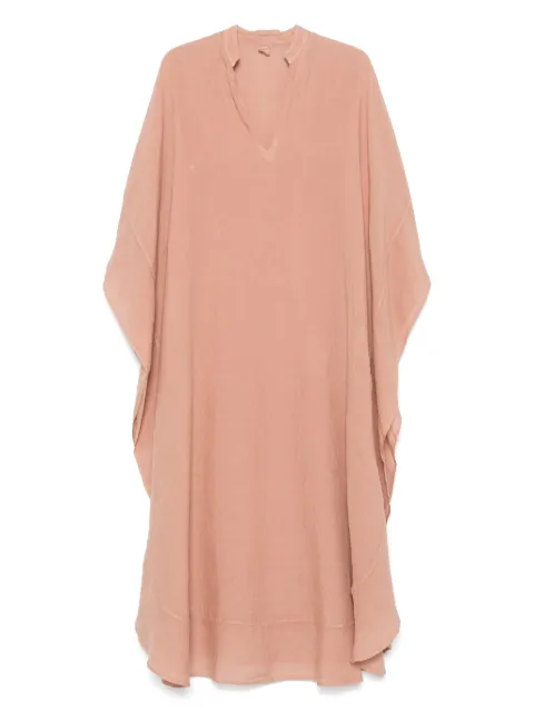 120% Lino linen midi dres