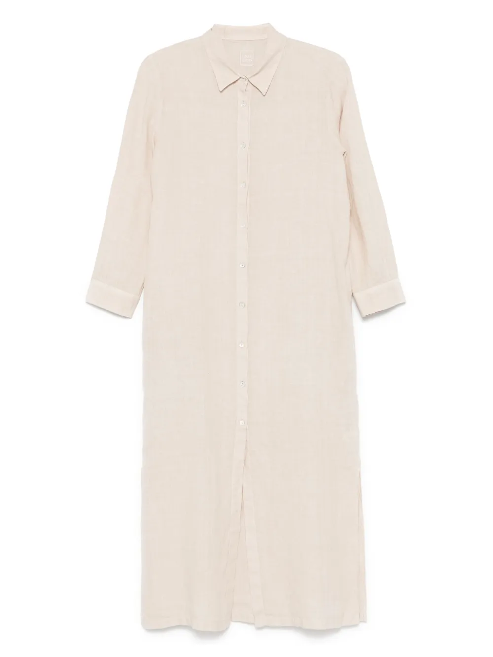 120% Lino linen midi dress - ニュートラル 120% Lino linen midi dress - ニュートラル