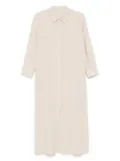 120% Lino linen midi dress - Neutrals