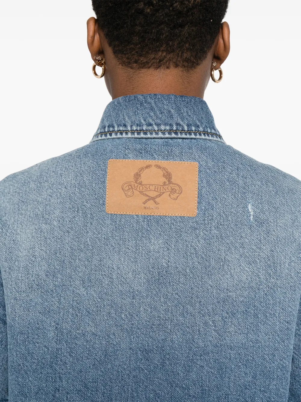 Moschino Denim mini-jurk Blauw