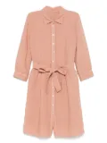 120% Lino linen mini dress - Pink