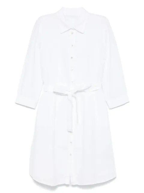 120% Lino vestido corto de lino