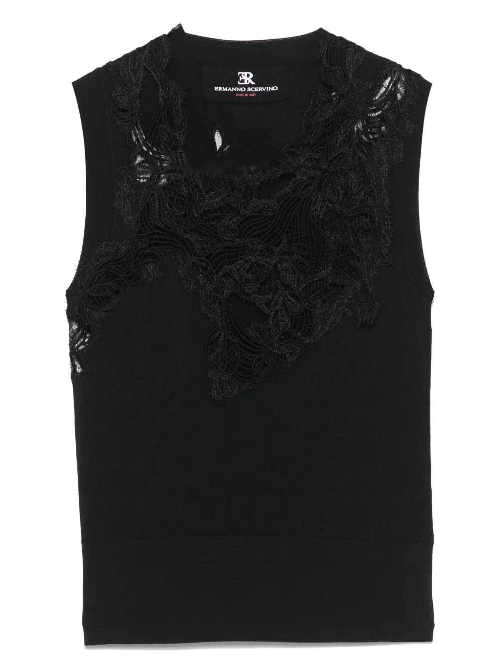 Ermanno Scervino top de encaje | negro | Image 1