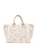 MC2 Saint Barth logo-embroidered cotton tote bag - Neutrals