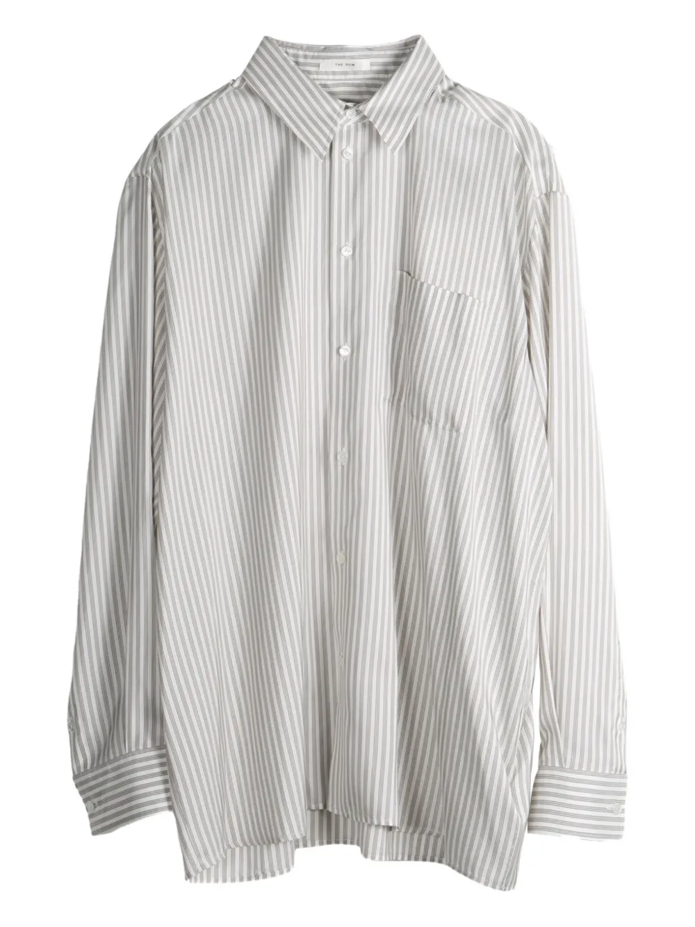 The Row camisa con rayas estampadas | blanco | Image 1