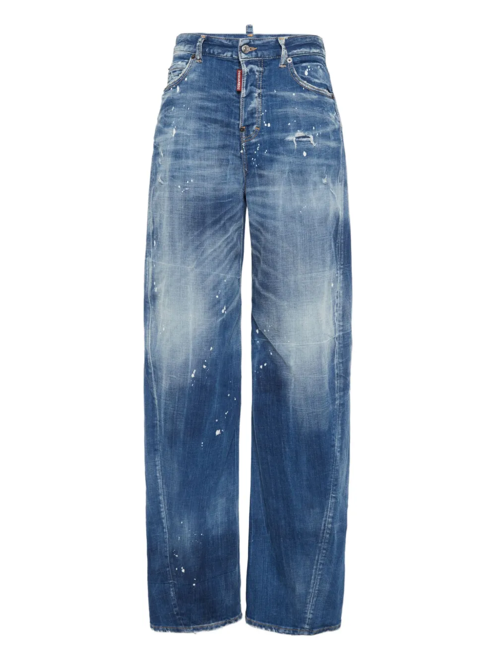 DSQUARED2 Jeans met gerafeld effect Blauw