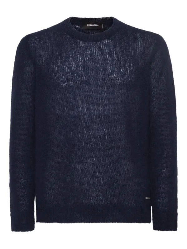 [DSQUARED2 ]セーター(新品) DSQUARED2 ニットセーター | ブルー | FARFETCH JP
