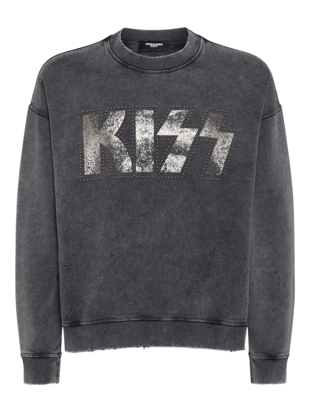 DSQUARED2 sweat à slogan imprimé | gris | Image 1