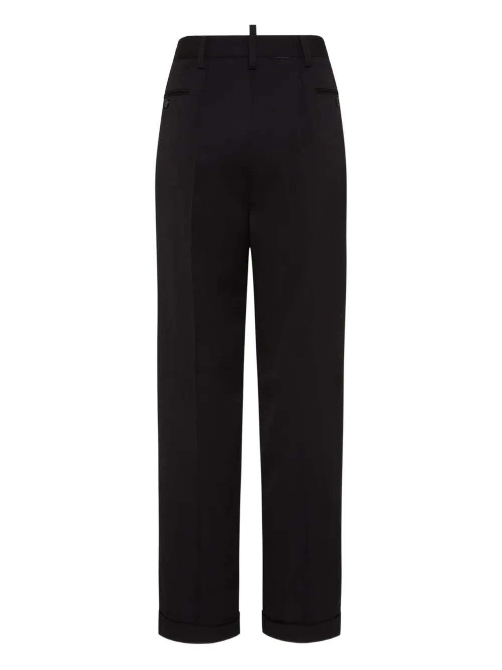 Dsquared2 High-rise Straight-leg Trousers In Multi