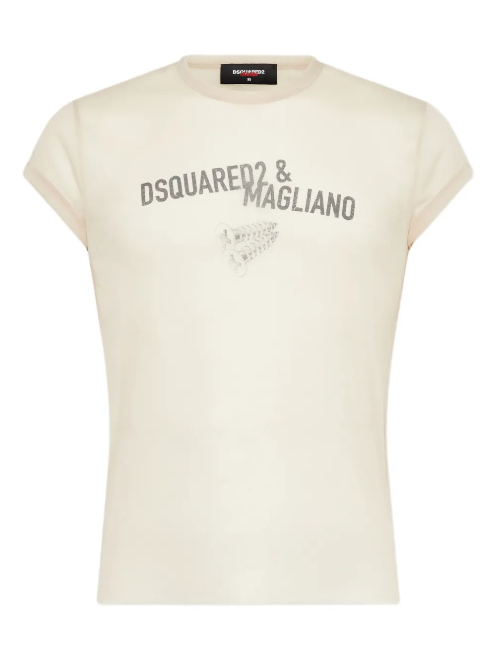 DSQUARED2 playera con logo estampado | neutro | Image 1