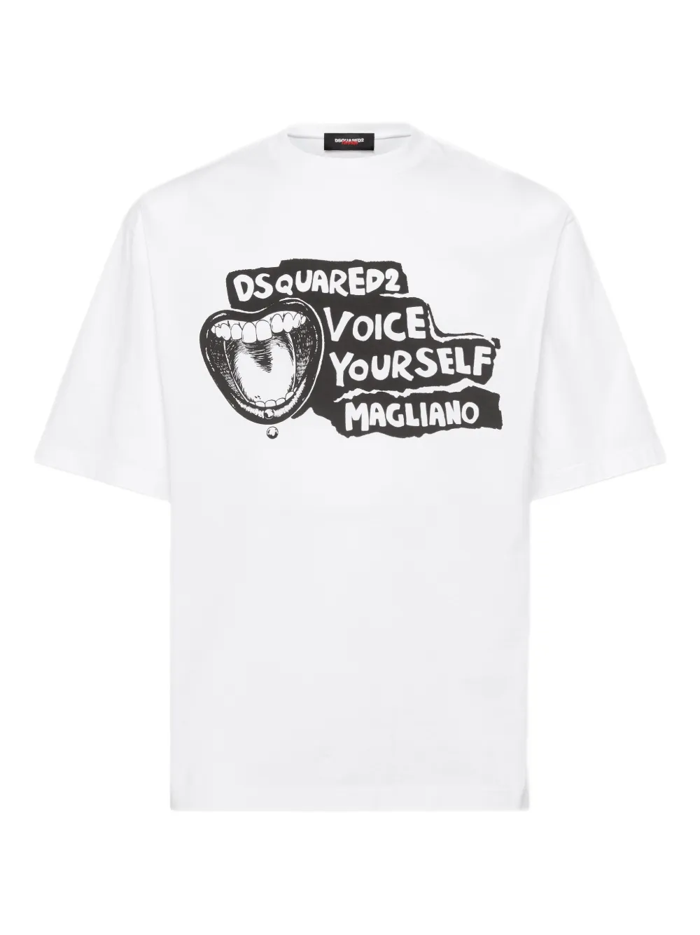 DSQUARED2 playera estampado en colaboración con Magliano | blanco | Image 1