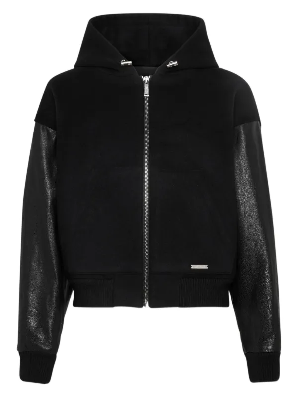 DSQUARED2 ジップアップ スウェットパーカー | ブラック | FARFETCH JP