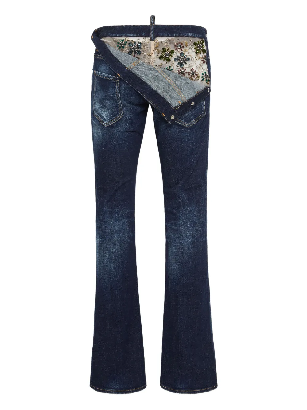DSQUARED2 Be Cool Be Nice bootcut jeans - Blauw