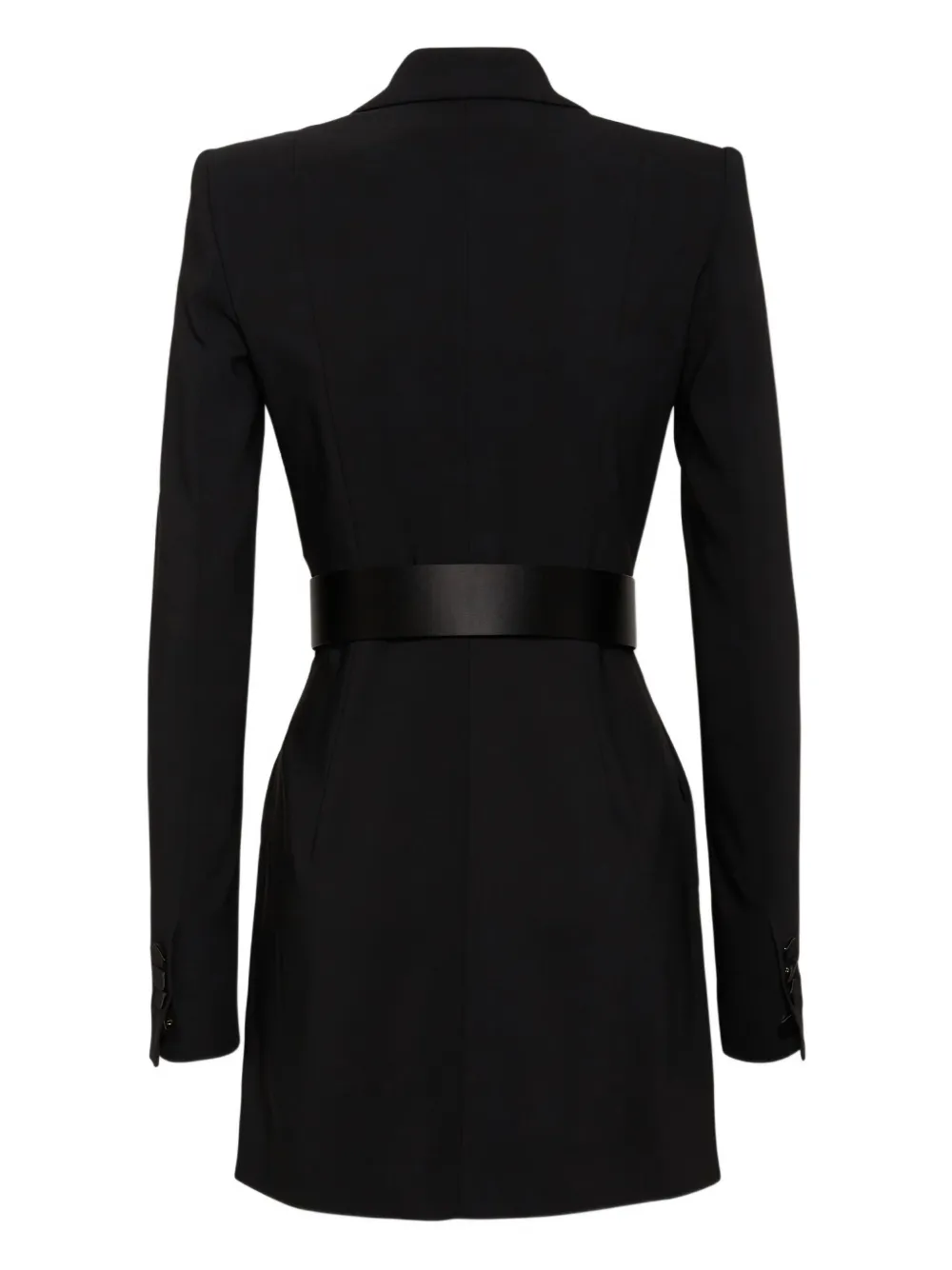 Dsquared2 Double-breasted Mini Dress In Black