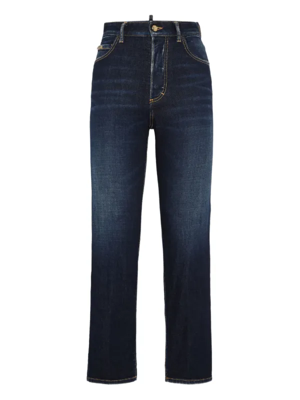 DSQUARED2 ストレートジーンズ | ブルー | FARFETCH JP