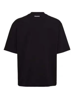 Dsquared2 T-shirt Homme Noir Oversize Taille XXL Made In Italy