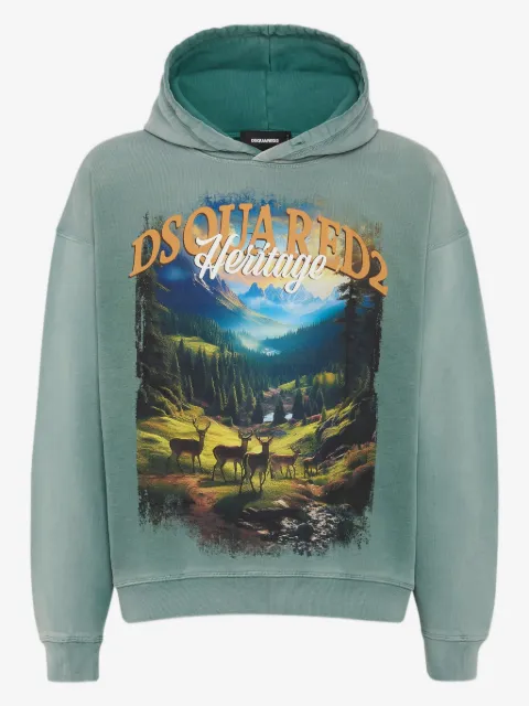 DSQUARED2 hoodie imprimé