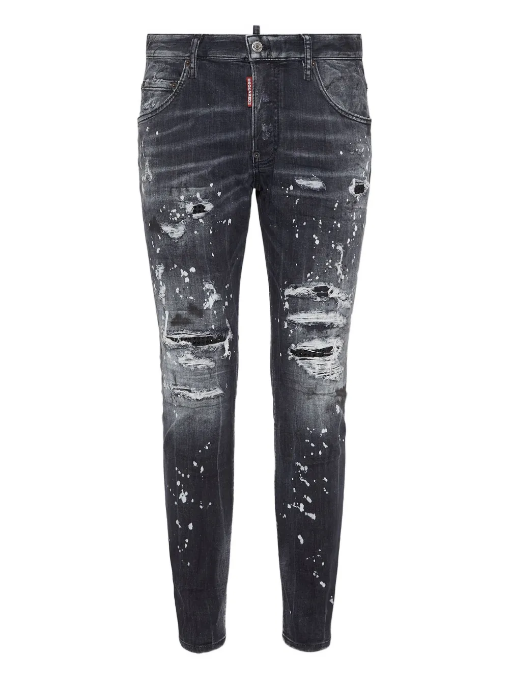 DSQUARED2 Diamond Skater paint-splatter distressed jeans | Blue | Image 1