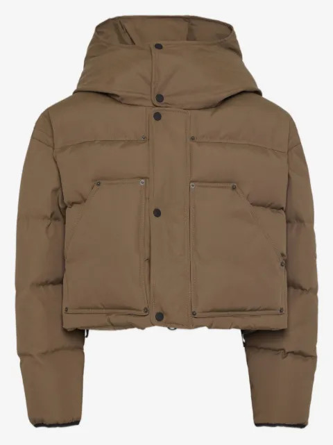 DSQUARED2 Icon Utility cropped puffer jacket