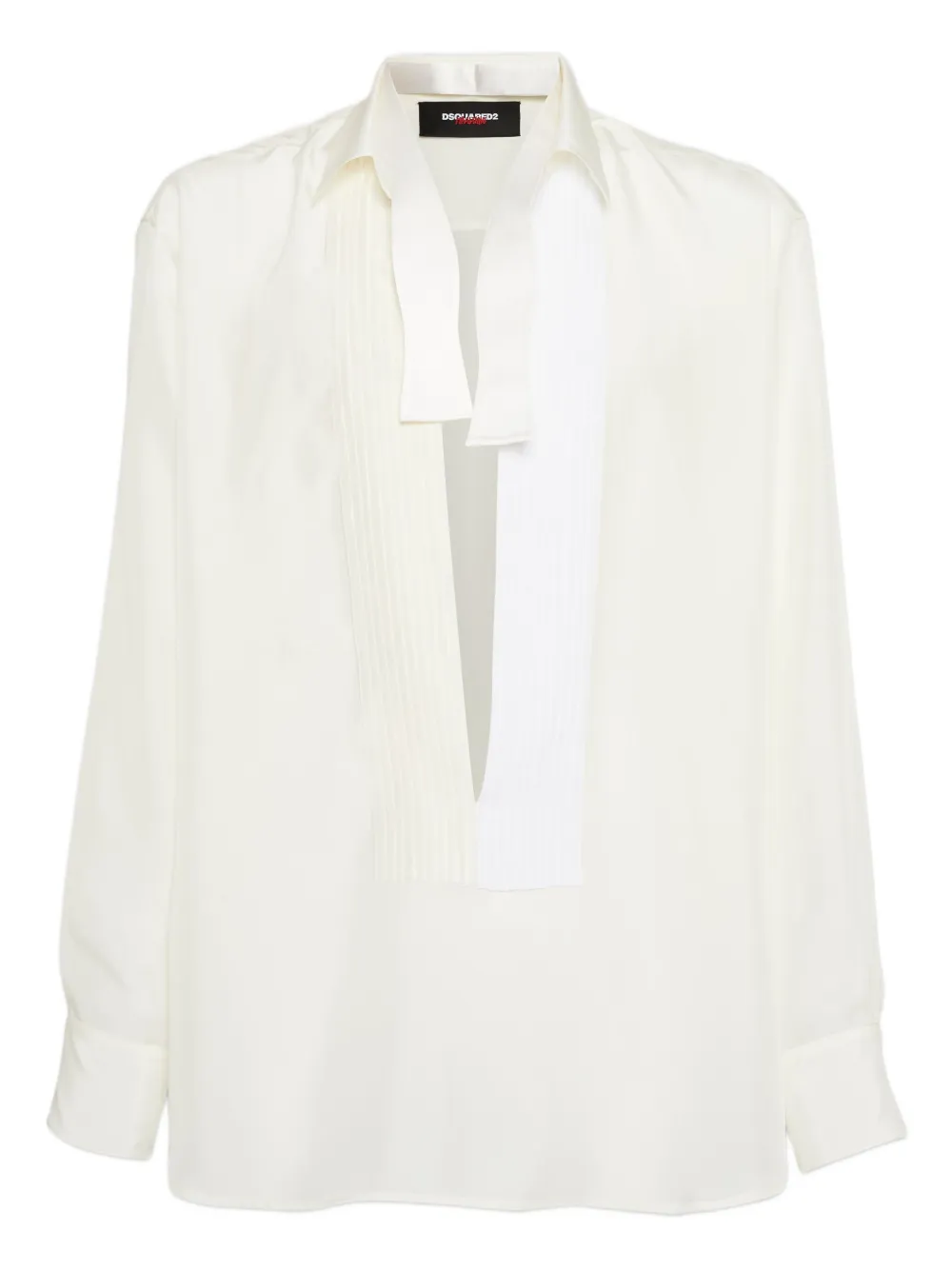 DSQUARED2 camisa de seda en colaboración con Magliano | blanco | Image 1