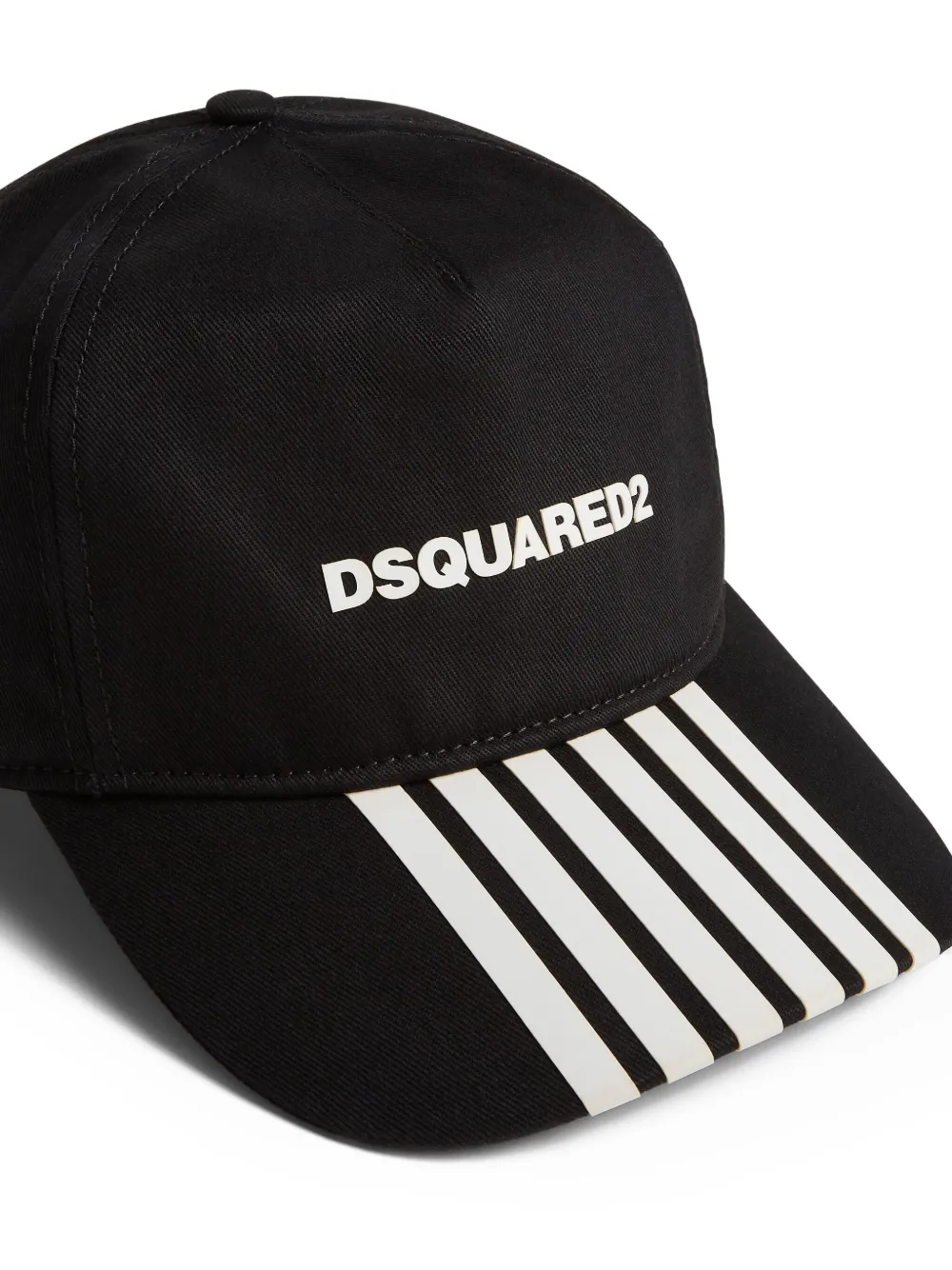DSQUARED2 Pet met geborduurd logo Zwart