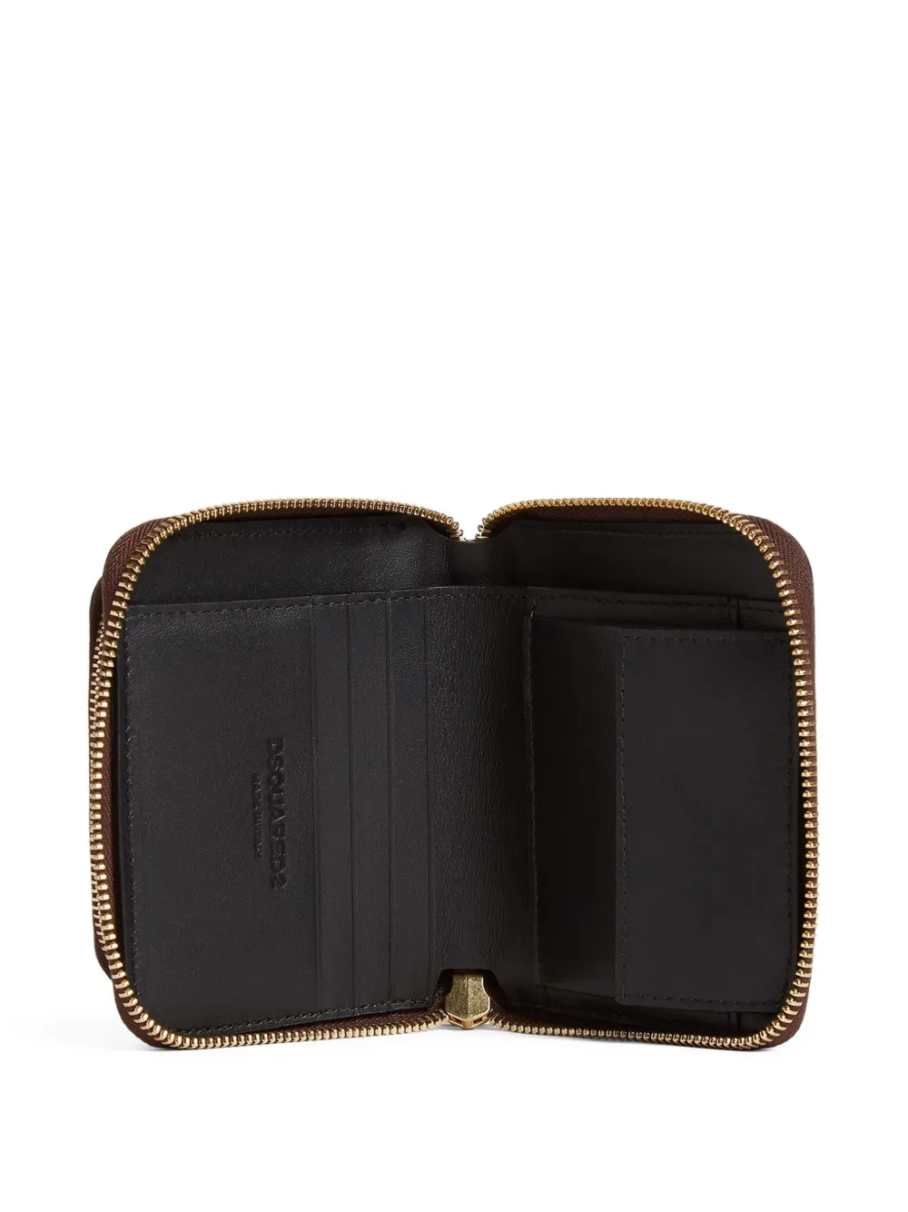 Dsquared2 Leather Wallet In Brown
