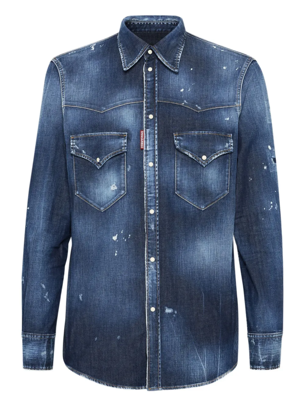 DSQUARED2 Western-style denim shirt | Blue | Image 1
