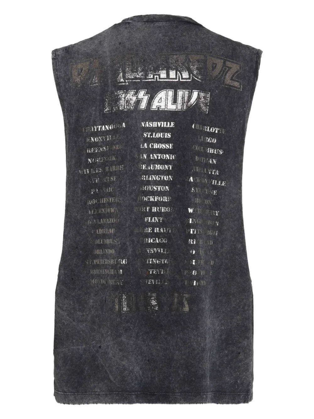 DSQUARED2 Kiss top - Zwart